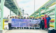 Apical Dumai Gelar Aksi Bersih Pantai Dalam Rangka Sambut Hari Perhubungan Nasional