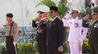 Wakil Ketua DPRD Rohil Hamzah Pimpin Apel Sekaligus  Ziarah Dimakam Pahlawan