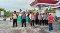 Pimpin Apel Pagi, Manager SPBU Bagansiapiapi Ajak Petugas Tingkatkan Disiplin Kerja