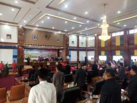 DPRD Rohil Gelar Rapat Paripurna Ranperda Perubahan APBD Tahun 2022