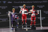 Cetak Sejarah, Pebalap Astra Honda Fadillah Arbi Kibarkan Merah Putih dari Podium Tertinggi FIM JuniorGP Barcelona