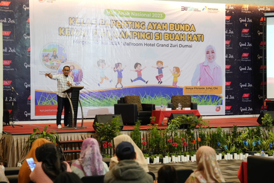 Momen Hari Anak Nasional 2023, PT KPI Unit Dumai Gelar Seminar Parenting