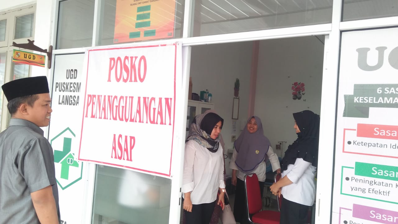 Fraksi PKS Tinjau Posko Penanggulangan Asap di Puskesmas- Puskesmas