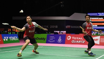 Ahsan/Hendra Lolos ke Final Singapura Open 2018