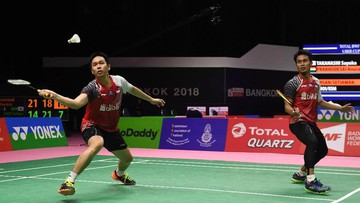 Ahsan/Hendra Lolos ke Final Singapura Open 2018