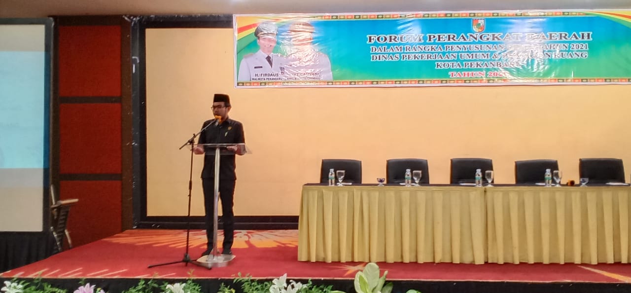 Sempat Molor,  Forum Perangkat Daerah Dalam Penyusunan Renja 2021 Dihadiri Wakil Ketua DPRD Ginda Burnama ST