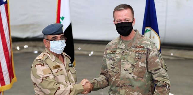Pasukan Pimpinan AS Angkat Kaki Dari Pangkalan Militer Taji Irak