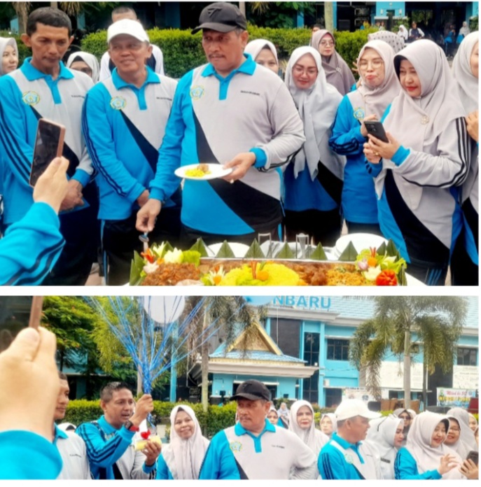 Milad SMAN 8 Pekanbaru ke-50 Tahun Dirayakan Sederhana dengan Berbagai Perlombaan