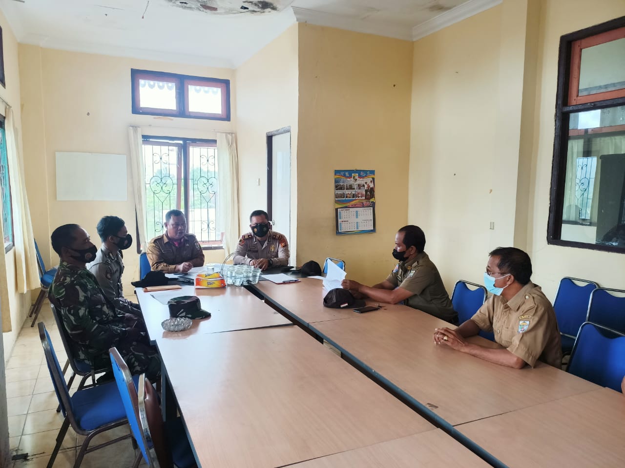 Polsek Kuala Kampar Gelar Rapat Pembentukan Panitia Pengawasan Pilkades