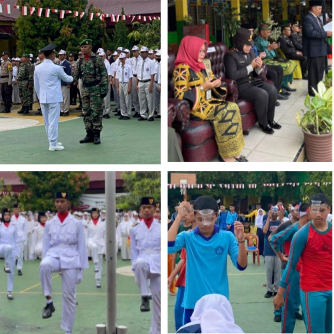 Camat Senapelan Jadi Inspektur Upacara HUT RI ke-78 di SMAN 7 Pekanbaru, Kepsek: Satu Kehormatan