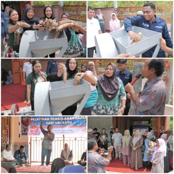 KTH Siarang Arang Lestari Ikuti Pelatihan Pengolahan Gaplek Ubi Kayu