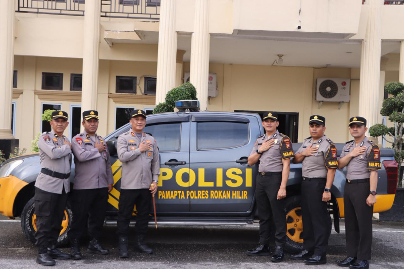 Kapolres Rohil Launching Pamapta Guna Peningkatan Inovasi Pelayanan Terpadu Kepolisian
