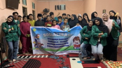 Mahasiswa FEB UMRI Gelar Kegiatan Edukasi Anti Radikalisme di Panti Asuhan As-Salaam Nur Hidayah
