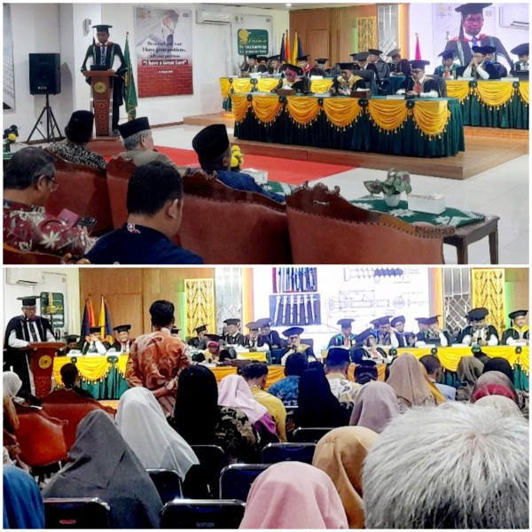 Prof Kafrawi dan Prof Jufrizal Resmi Sandang Guru Besar Umri, Rektor: Perdana Sejak Kampus Ini Berdiri