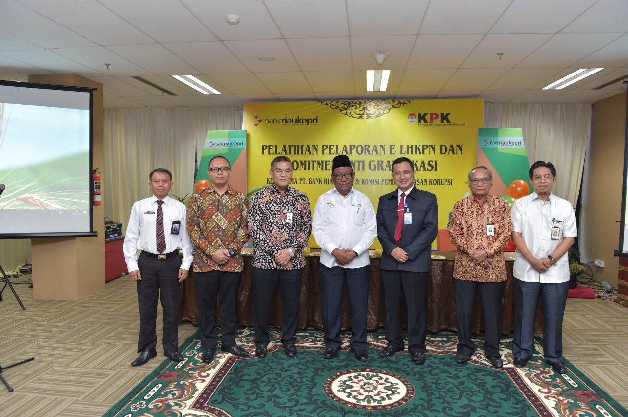 Bank Riau Kepri Sosialisasikan E LHKPN Bersama KPK