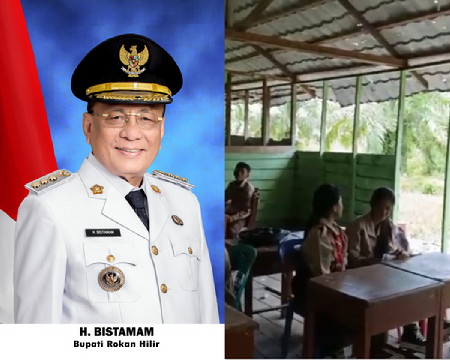 Bupati Rohil Peduli Pendidikan, Dari Sekolah Terpencil Hingga Beasiswa untuk Anak Negeri