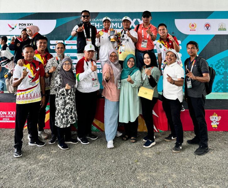 Atlet Putri Cabor Petanque Persembahkan Emas Riau di PON XXI Aceh - Sumut