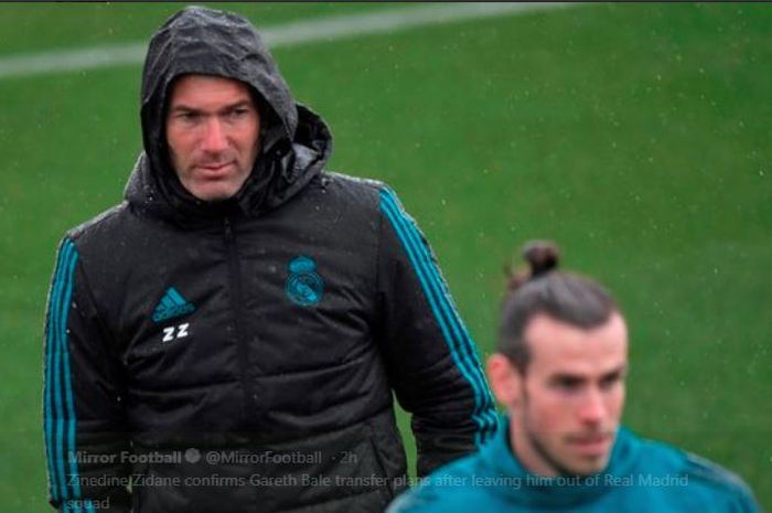 Reaksi Biasa Saja Zidane Setelah Tahu Gareth Bale Main Golf Saat Sakit