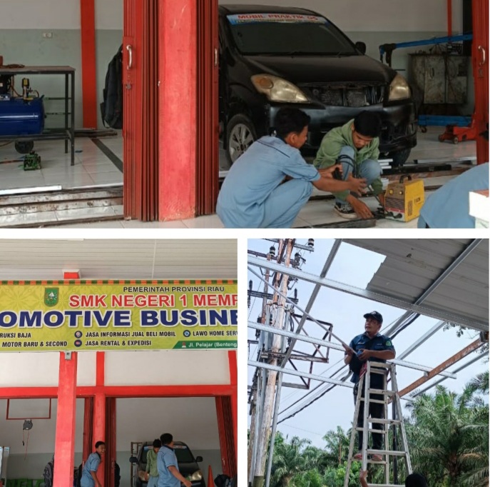 Harga Jauh Lebih Murah, SMKN 1 Mempura Buka Bengkel Service Mobil