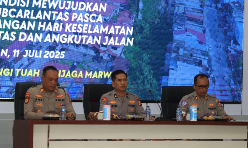 Kabagops Polres Inhil Pimpin Latihan Praops Patuh Lancang Kuning 2025