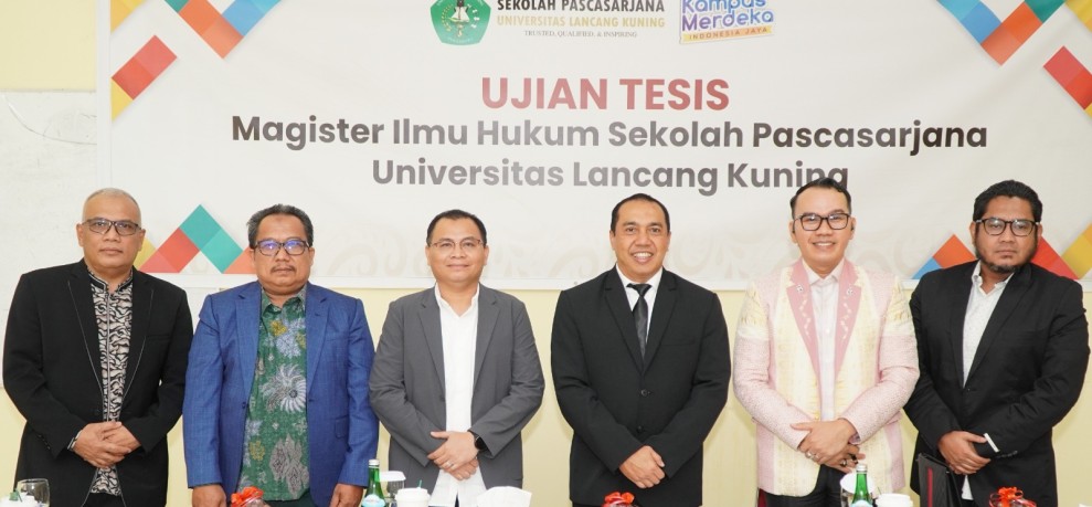 Kapolresta Pekanbaru Kombes Pol Jeki Rahmat Mustika S.I.K Raih Gelar Magister Ilmu Hukum dari Sekolah Pascasarjana Unilak