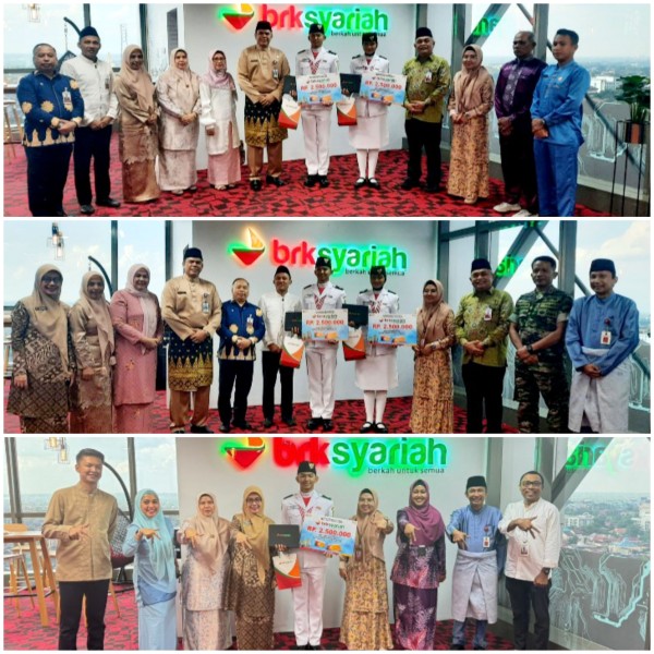 Rafael Varindra Paskibraka Nasional 2025 Terima Apresiasi dari BRK Syariah