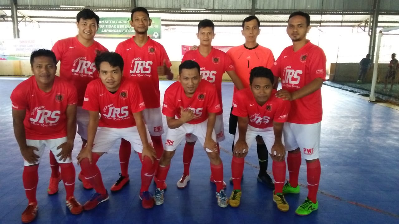 Tim Futsal PWI Riau Melenggang ke Perempat Final Piala Kapolresta Pekanbaru Cup III 2018