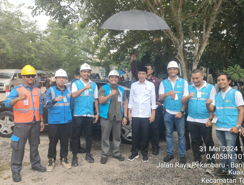 PLN Sukses Amankan Pasokan Listrik Selama Kunjungan Presiden Joko Widodo di Riau