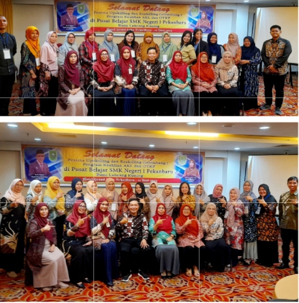 SMKN 1 Pekanbaru Ditunjuk Jadi Pusat Belajar, Arden: 40 Guru dari Empat Provinsi Belajar di Riau