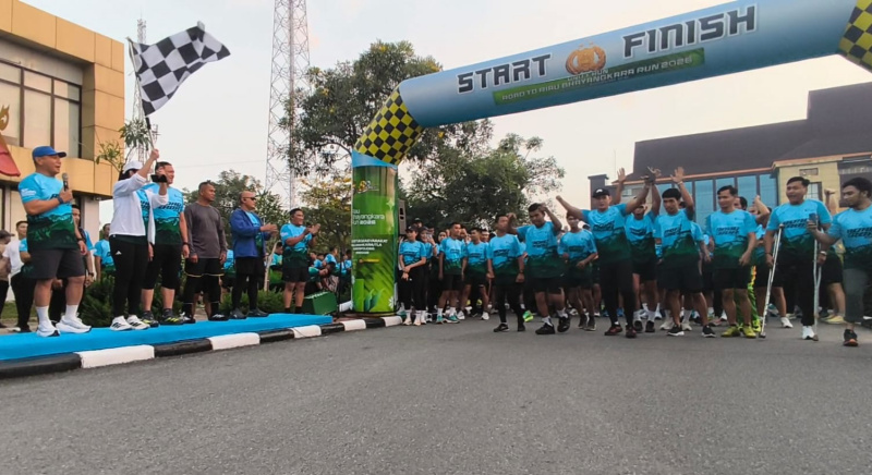 Kapolda Riau: Road To Riau Bhayangkara Run 2026, Simbol Kolaborasi Menjaga Alam dan Melawan Karhutla