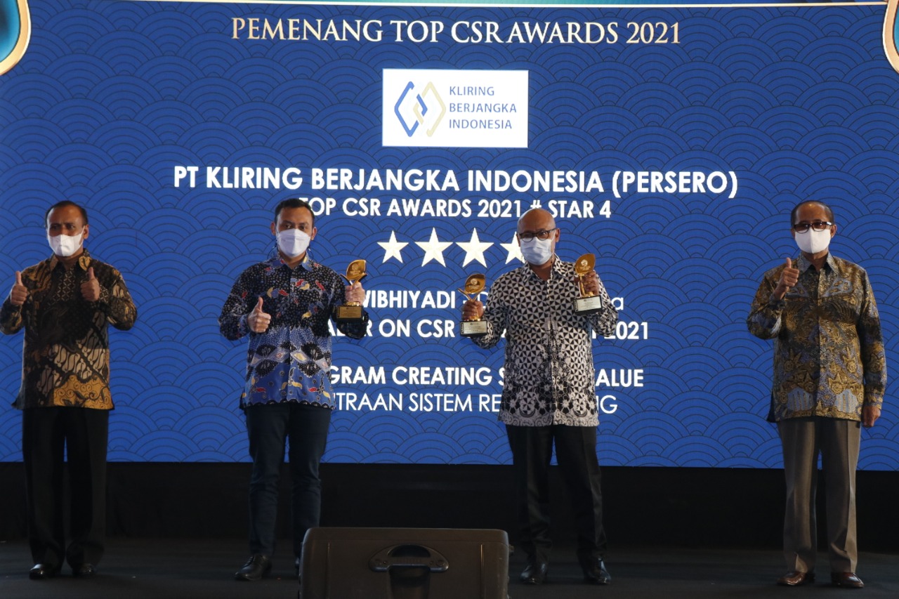 Konsisten Jalankan Program Tanggung Jawab Sosial dan Lingkungan, KBI Raih 3 Penghargaan di Ajang Top CSR Award 2021