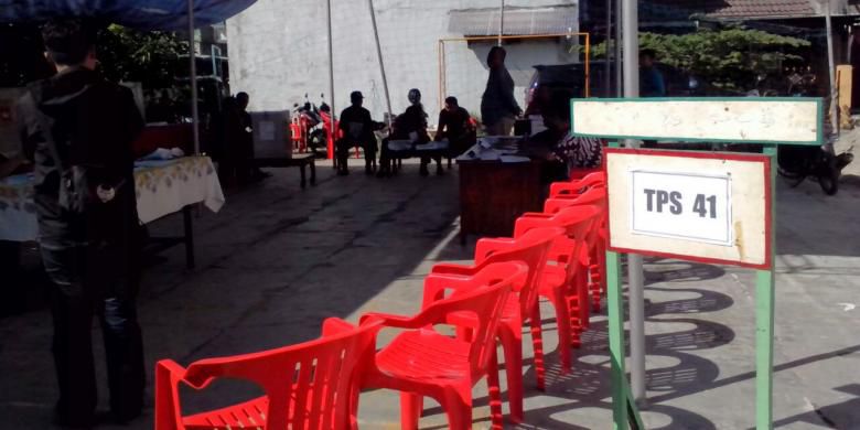Pemungutan Ulang di TPS 01 Desa Gajah Bertalut, Kampar, Syamsuar-Edy Natar Unggul