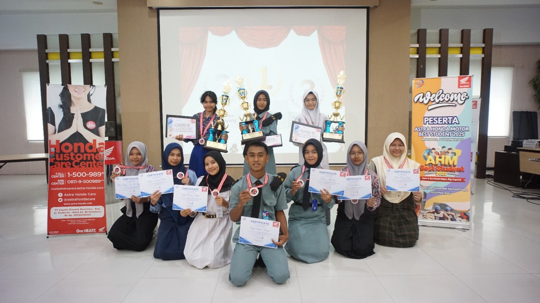 Implentasi Sinergi Bagi Negri, Pelajar Finalis AHM Best Student Regional Riau Siap Melaju ke Nasional