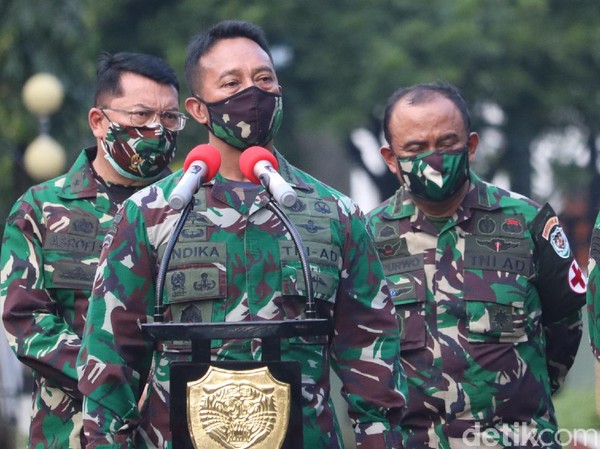 Menhan Prabowo Perintahkan Anggota TNI Dites Swab, Ini Respons KSAD