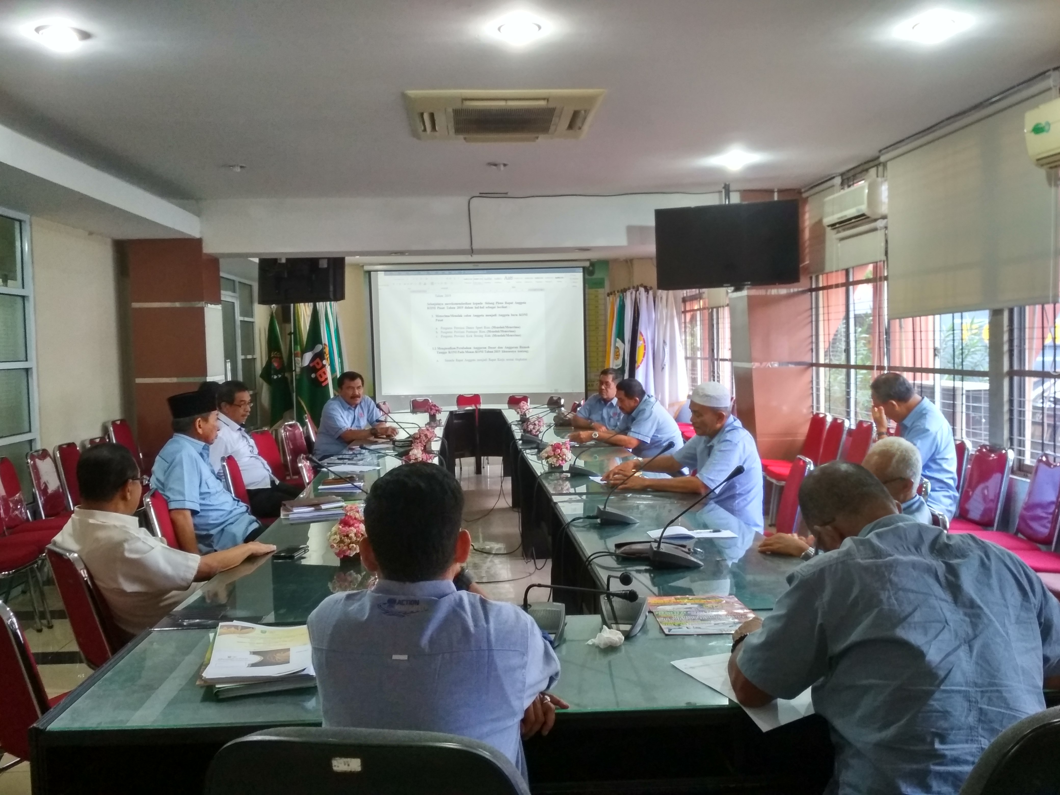Rapat Anggota KONI Riau 2019 Akan Verifikasi 3 Cabor Calon Anggota