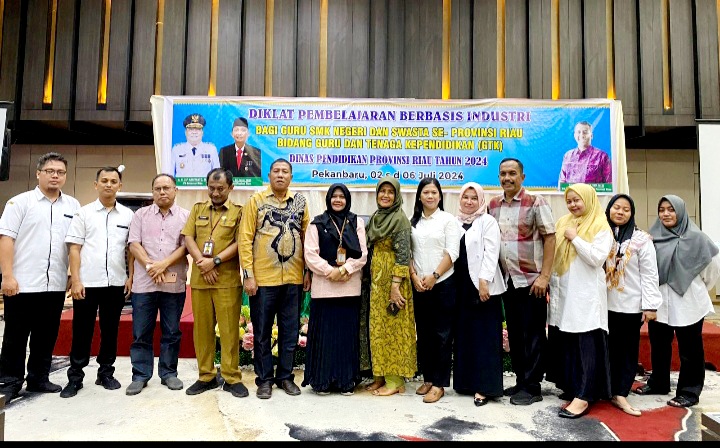 50 Guru SMK di Riau Ikuti Diklat Berbasis Industri