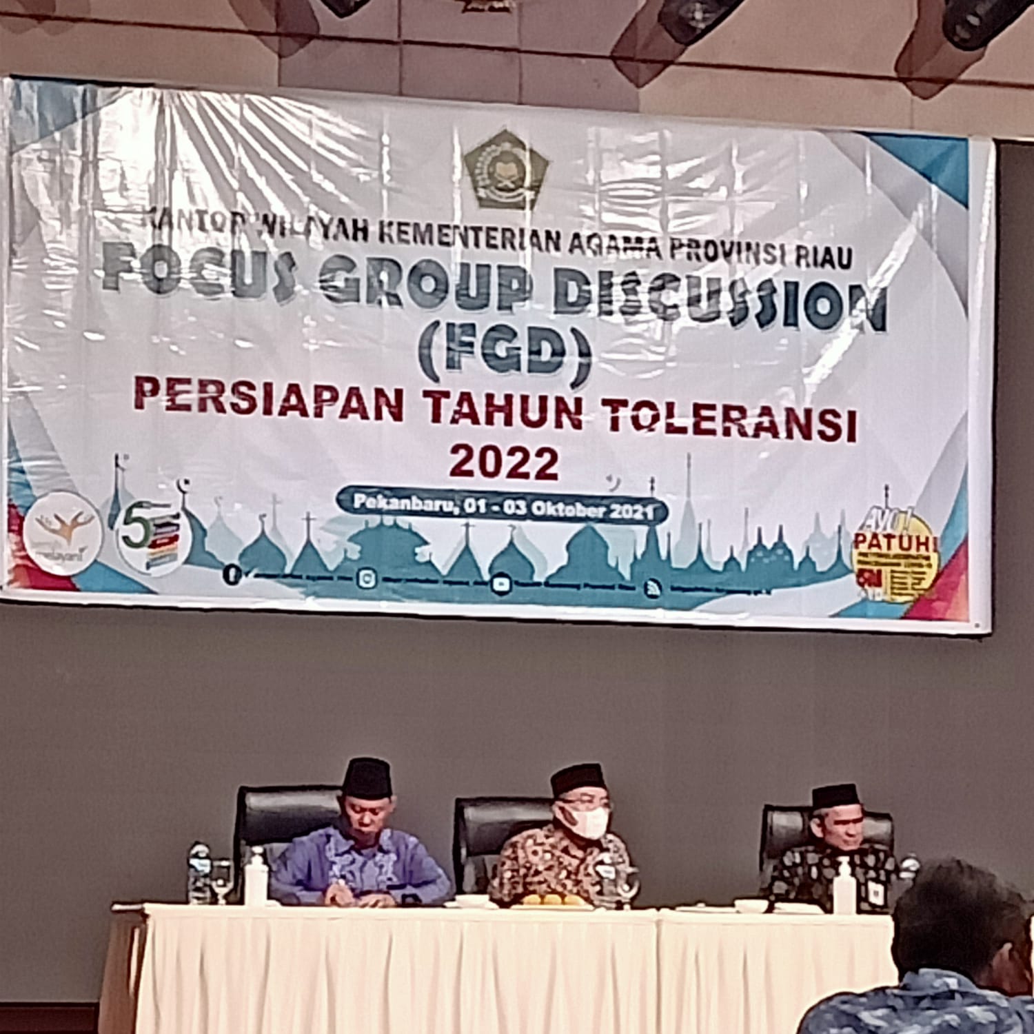 Kemenag Riau Gelar FGD Persiapan Tahun Toleransi 2022