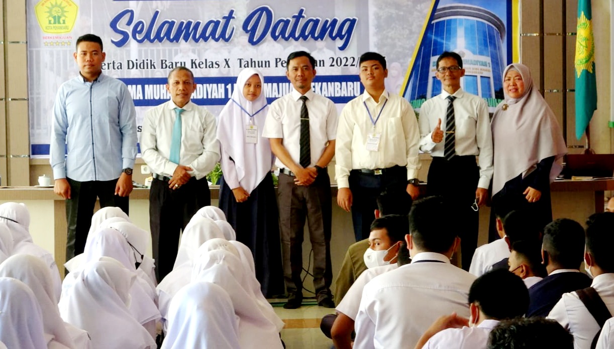 Jauh Meningkat, 210 Siswa Baru SMA Muhammadiyah 1 Pekanbaru Berkemajuan Selesai Ikuti MPLS dan FORTASI