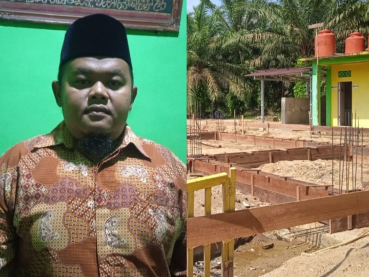 Pekerjaan Rehab Bangunan Masjid Nurul Yaqin, Harapkan Donasi Kaum Muslimin dan Muslimat