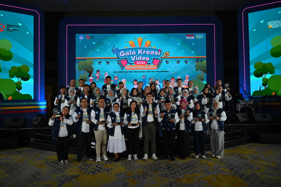 Kemendikbudristek Apresiasi Satuan Pendidikan Terpilih Gala Kreasi Video Gerakan Sekolah Sehat 2024