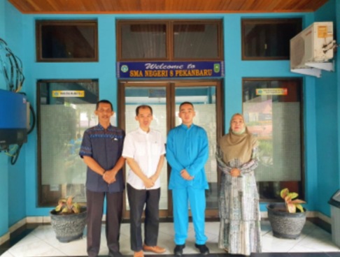 Wakili Indonesia di IOI, Vannes  Wijaya Pamit dan Minta doa Restu pada Sekolah