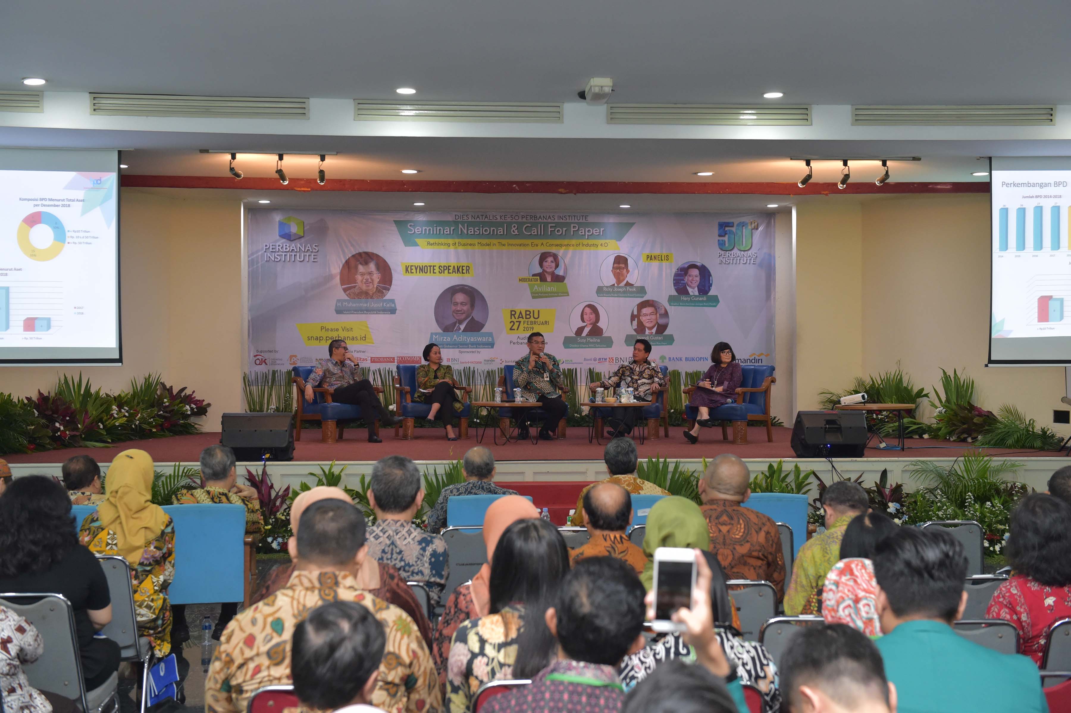 Dihadiri Oleh Wapres, Dirut Bank Riau Kepri Jadi Narasumber Seminar Perbanas