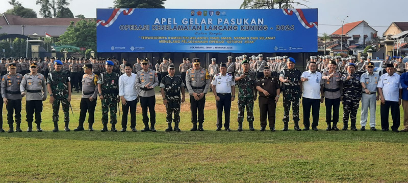 Brigjen Hengki Pimpin Apel Pasukan Operasi Keselamatan Lancang Kuning 2026