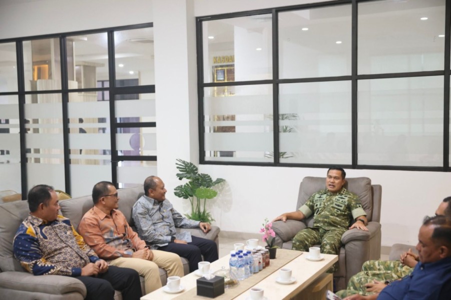 Perkuat Sinergi Lintas Sektor, PLN dan Kodam XIX Tuanku Tambusai Jalin Kolaborasi