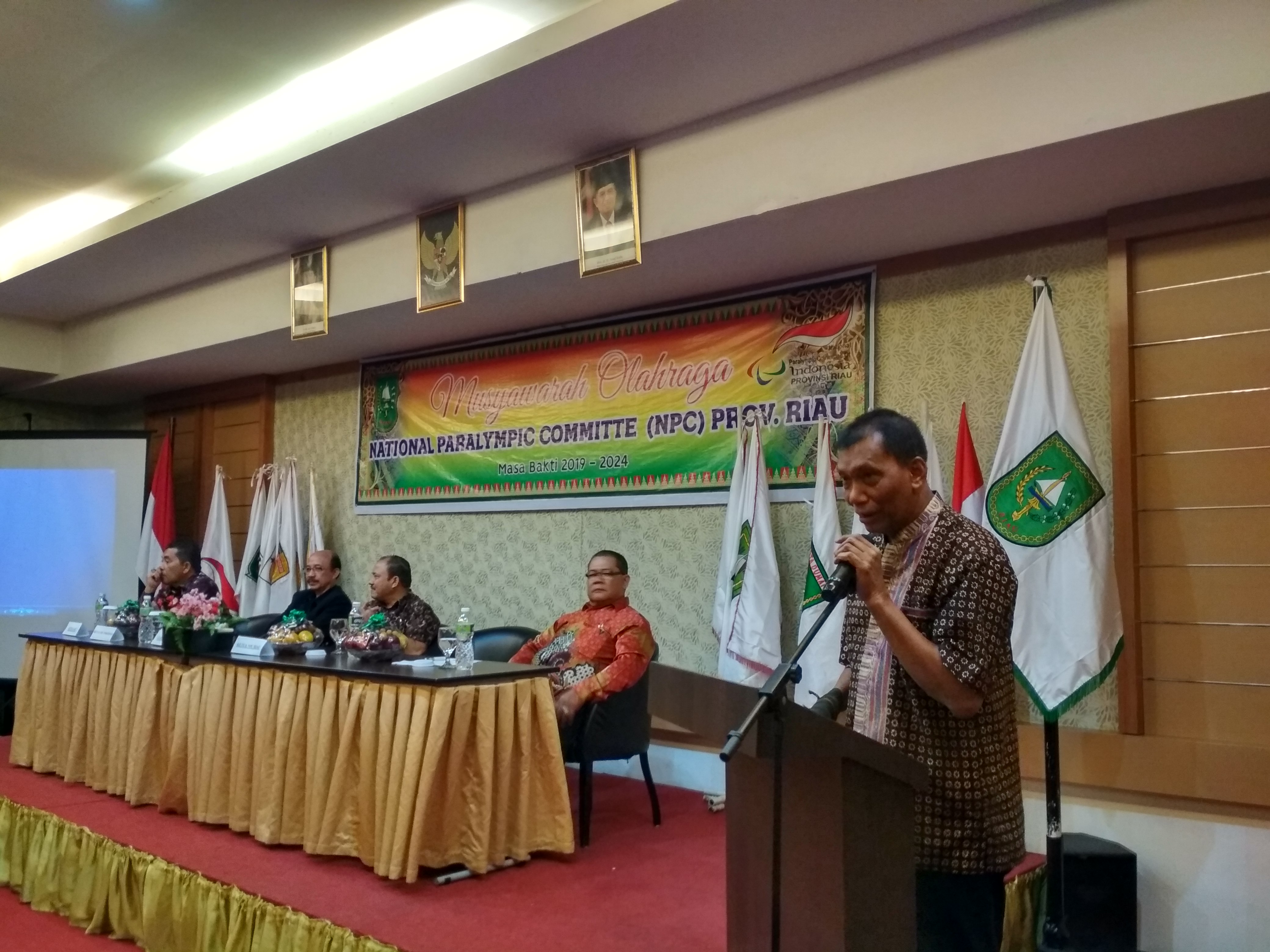Terpilih Aklamasi, Jaya Kusuma Kembali Pimpin NPC Riau Periode 2019-2024