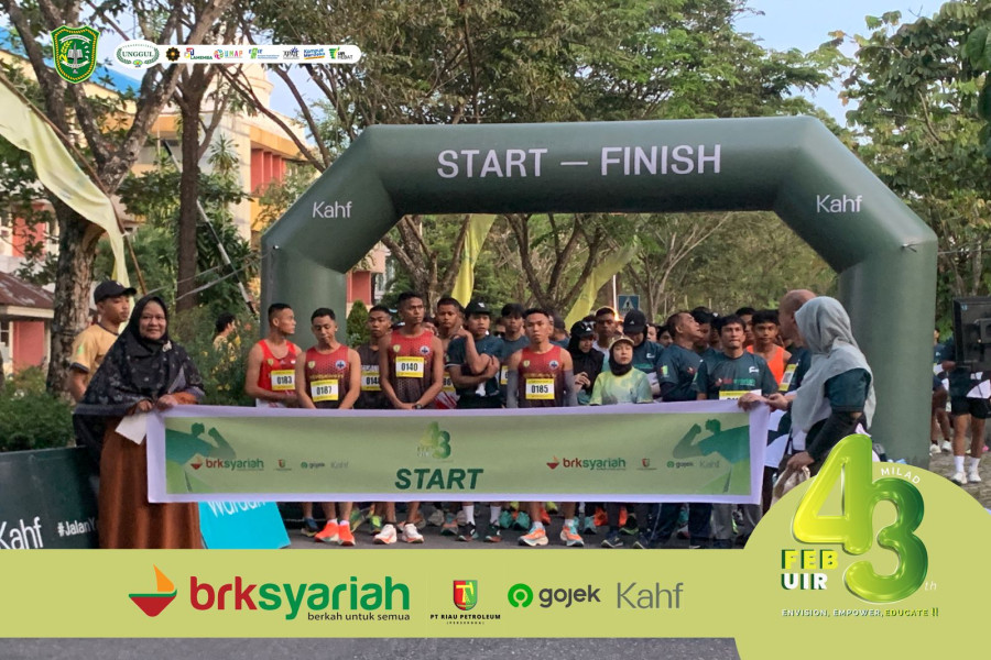 Sempena Milad ke-43, FEB UIR Gelar Fun Run