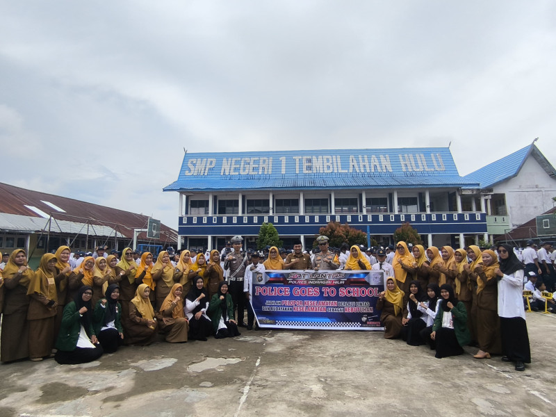Police Goes To School Satlantas Polresta Inhil, AKP Fandri: Tanamkan Budaya Tertib kepada Generasi Muda