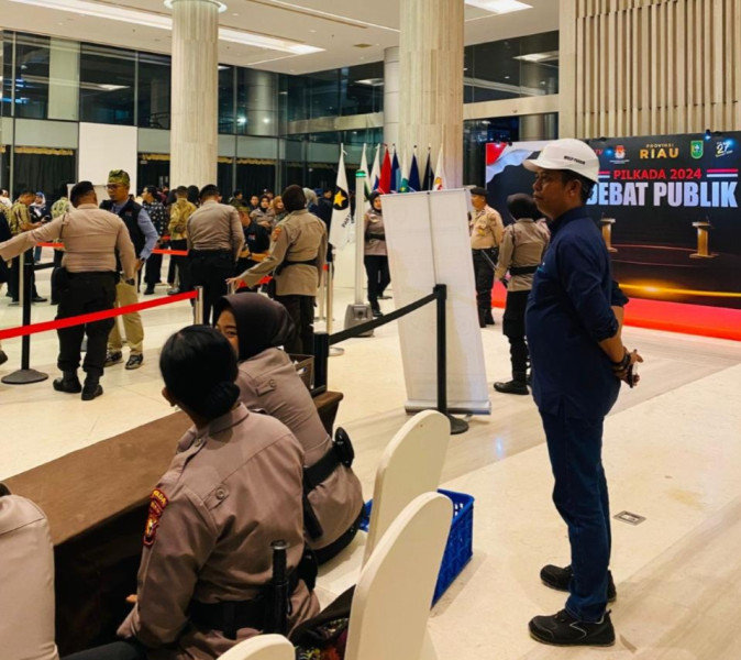 PLN Jaga Pasokan Listrik, Debat Pilkada Riau Sukses Tanpa Gangguan