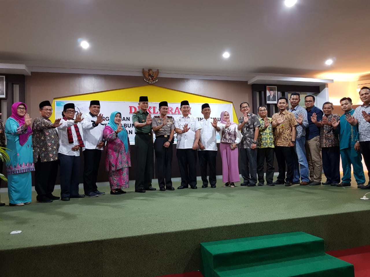 Rektor UIR Bersama Pimpinan PTS se Riau Deklarasikan Lawan Radikalisme dan Terorisme
