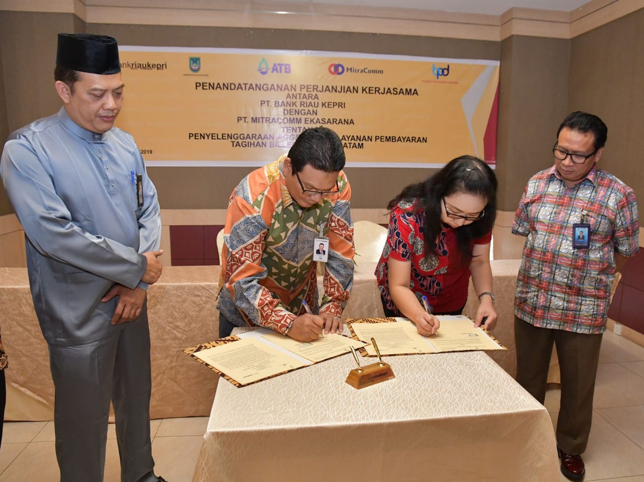 Bank Riau Kepri Siap Layani Pembayaran Tagihan ATB di Kota Batam